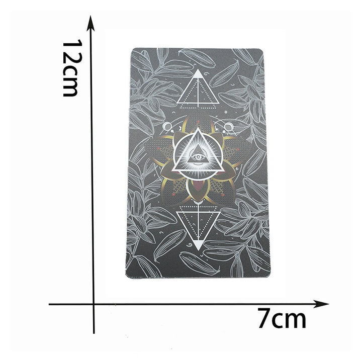 Olivenorma Black Triangle Evil Eye Tarot Deck Carte