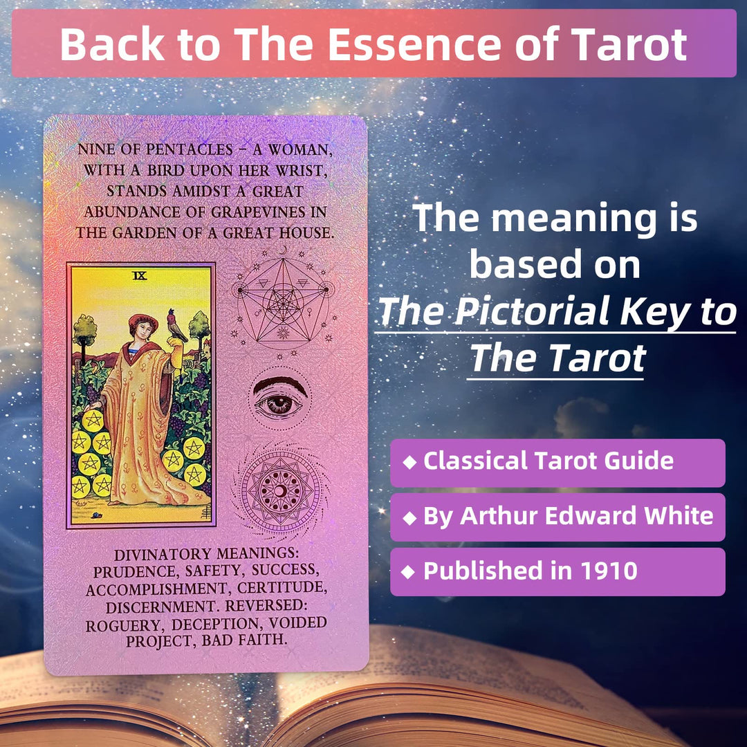 Olivenorma Evil Eye - Mazzo di tarocchi con gli occhi rosa