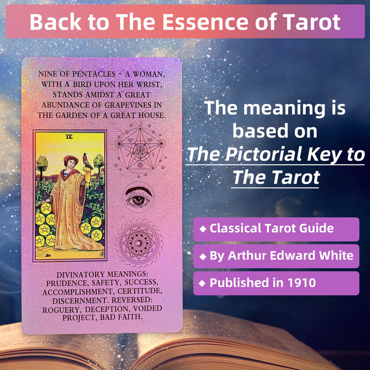 Olivenorma Evil Eye - Mazzo di tarocchi con gli occhi rosa