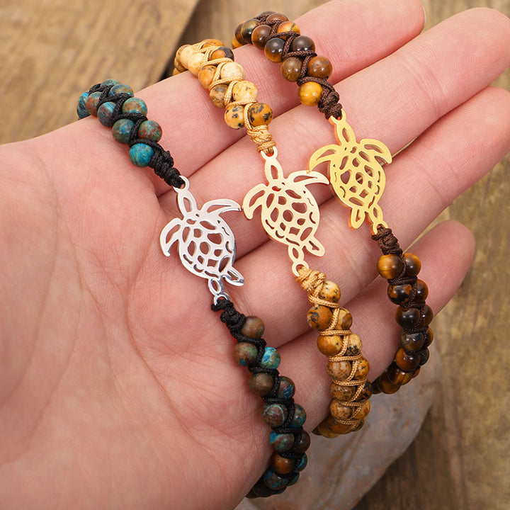 Bracciale tartaruga in pietra naturale