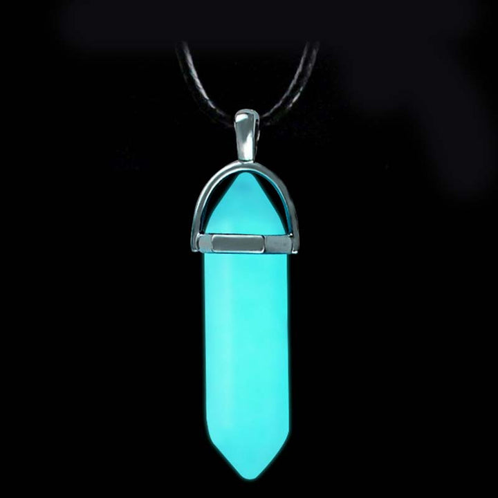 Collana a colonna esagonale in pietra di luna Olivenorma