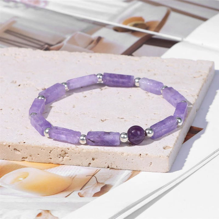Bracciale dimagrante Olivenorma Body-purify in ametista naturale