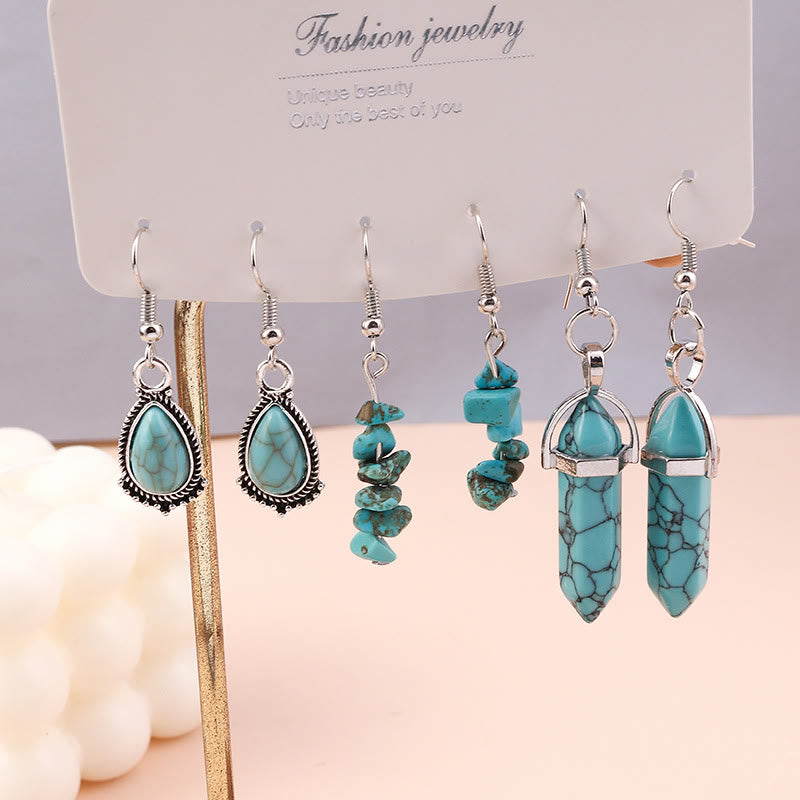 Olivenorma orecchini turchi set collana multistrato 