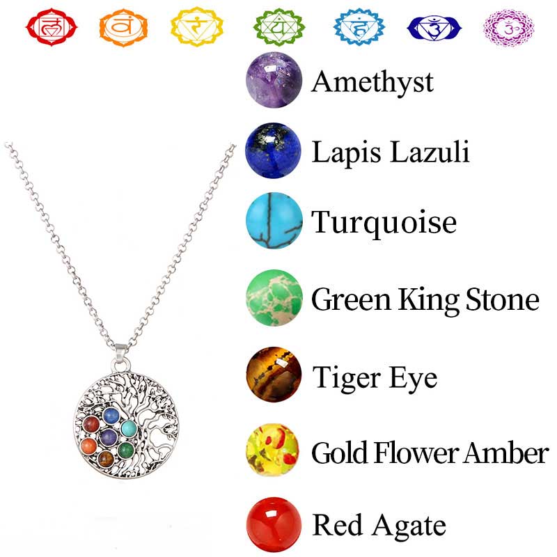 Collana di orgone chakra Olivenorma