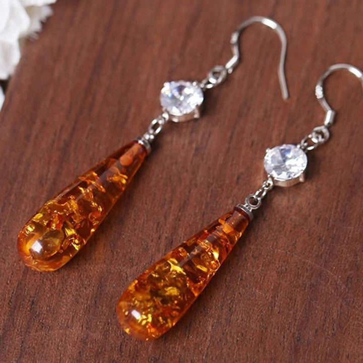 Orecchini Olivenorma Amber Balance