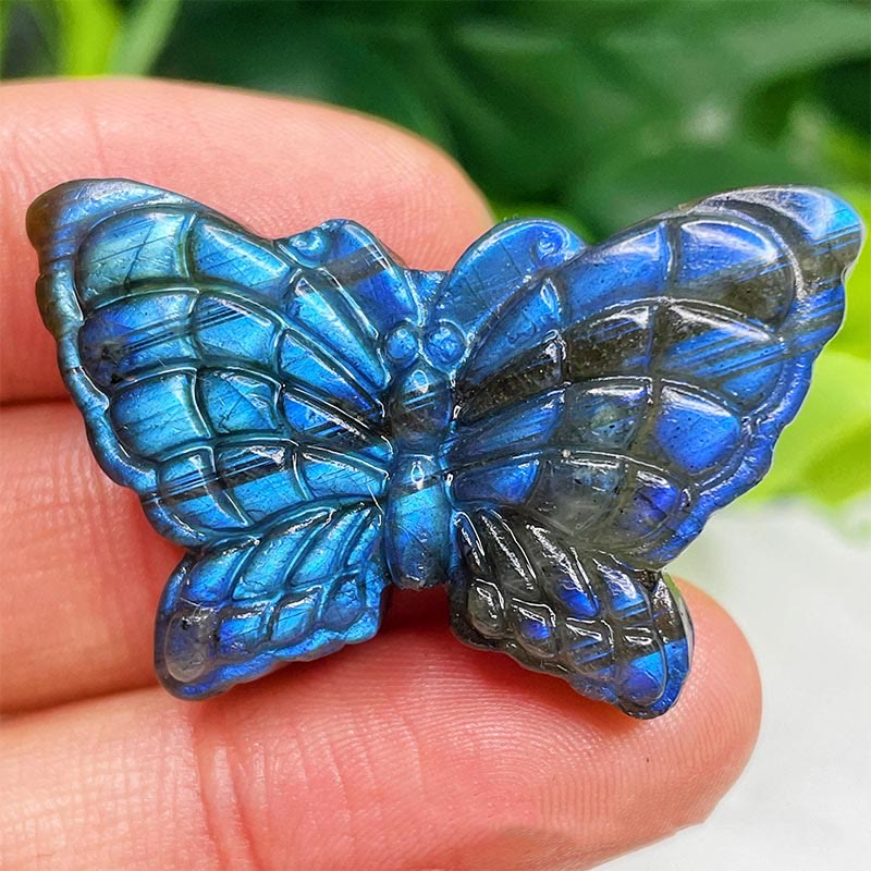 Ornamenti con faccia di luna in labradorite naturale Olivenorma , decorazione con pietre preziose 