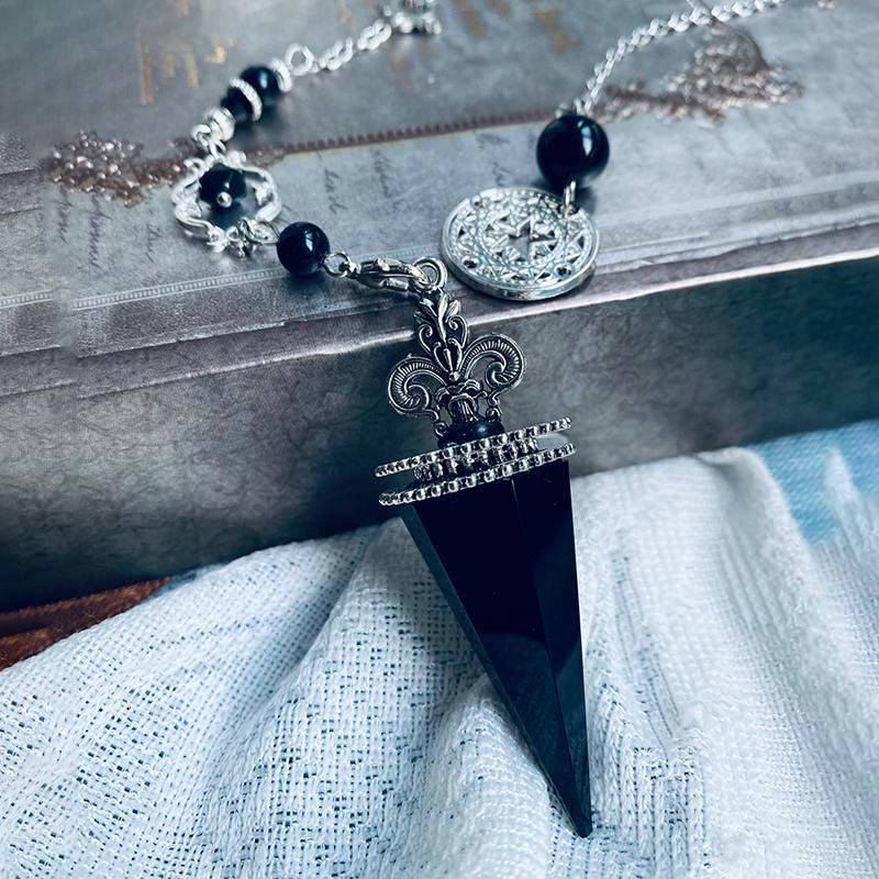 Olivenorma Ossidiana Cristallo Ali d'Angelo Stella Pendolo 