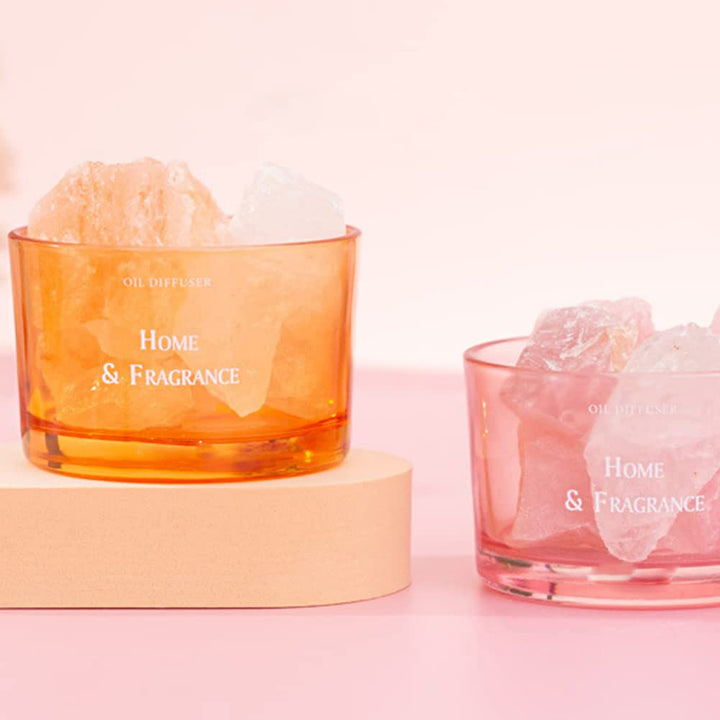 Olivenorma Fireless Diffusore Pietra Olio Essenziale Cristallo Lampada Aromaterapia