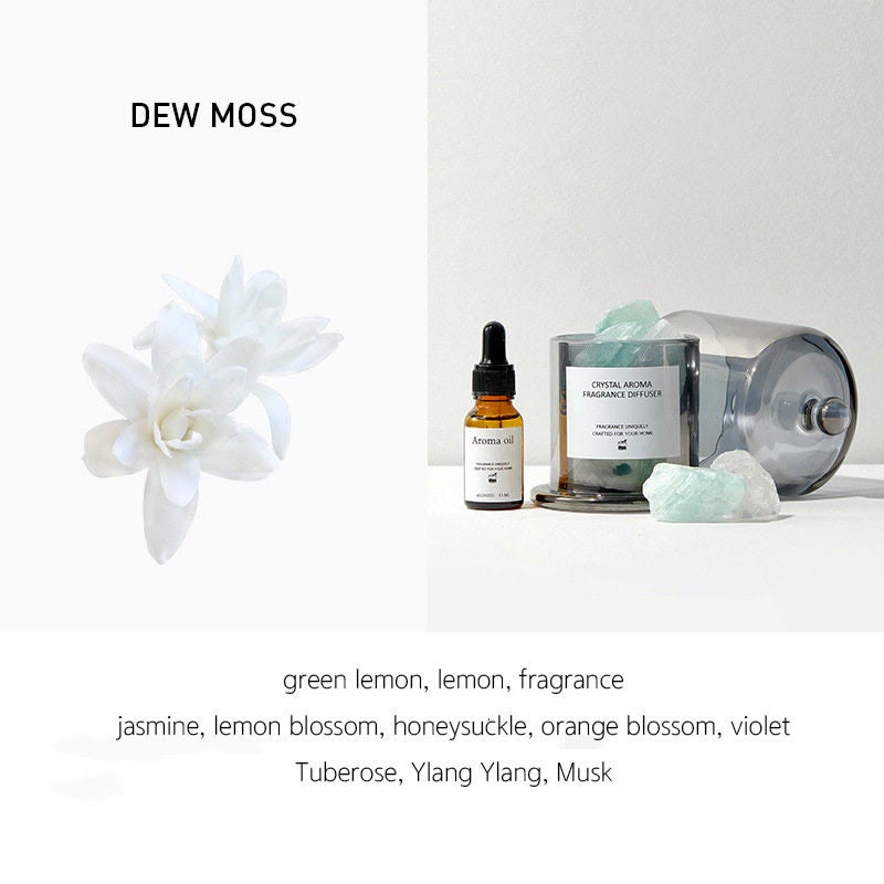 Olivenorma Diffusore di oli profumati Set regalo Aromaterapia di cristallo