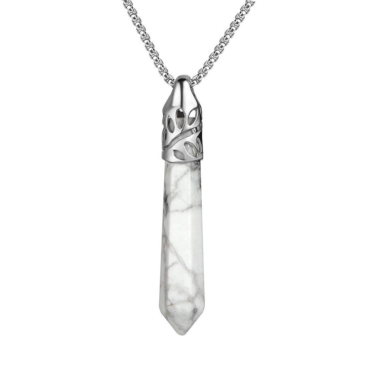 Collana con pietre preziose di protezione dai proiettili di cristallo