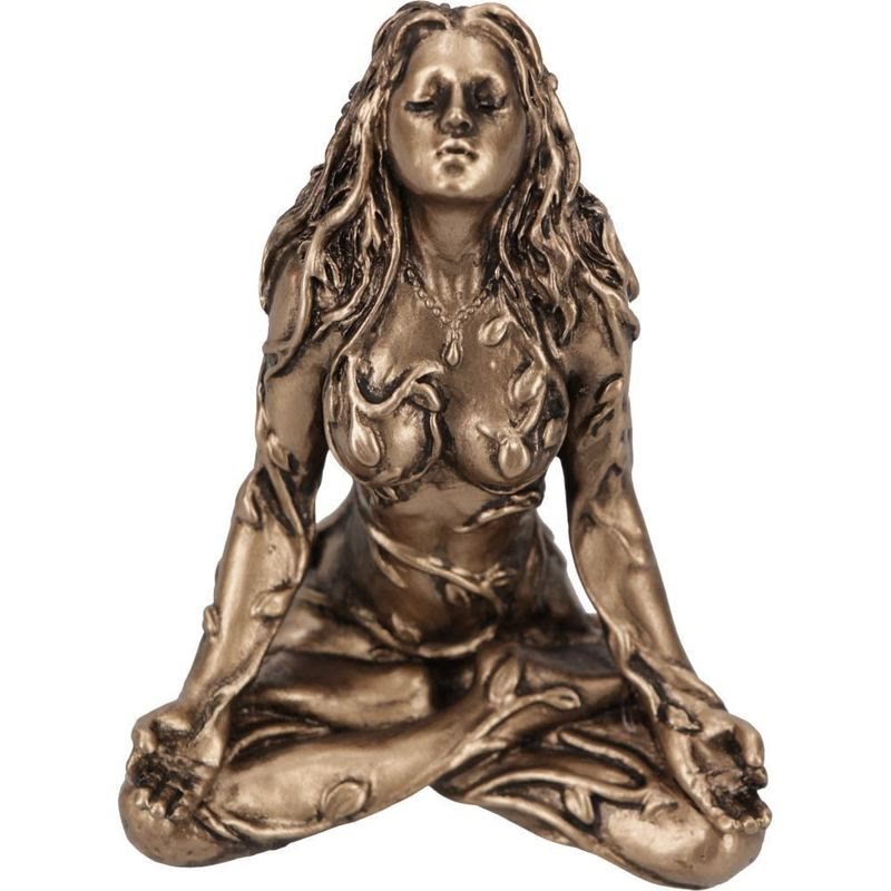 Olivenorma Home Decor Mini Madre Terra Gaia Statua Decorazione in Resina