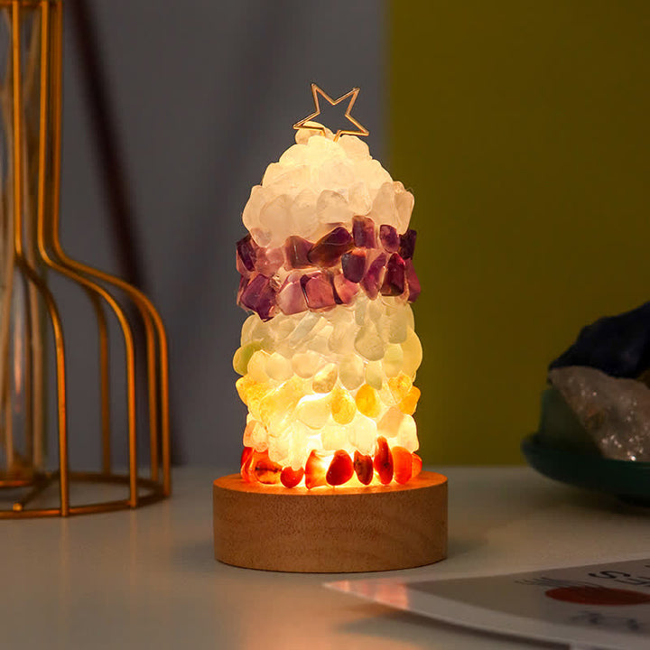 Olivenorma Chakra Star Little Tower Lampada Decorazione Natalizia 