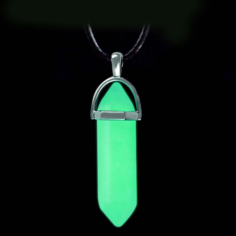 Collana a colonna esagonale in pietra di luna Olivenorma