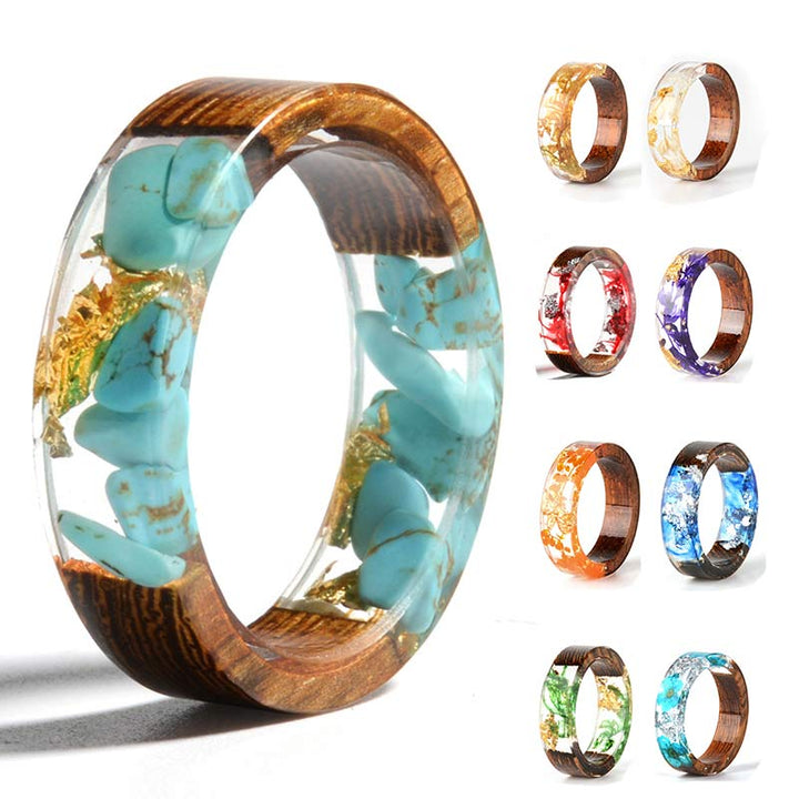 Olivenorma Intellettuale e Ottimista - Anello in legno fatto a mano
