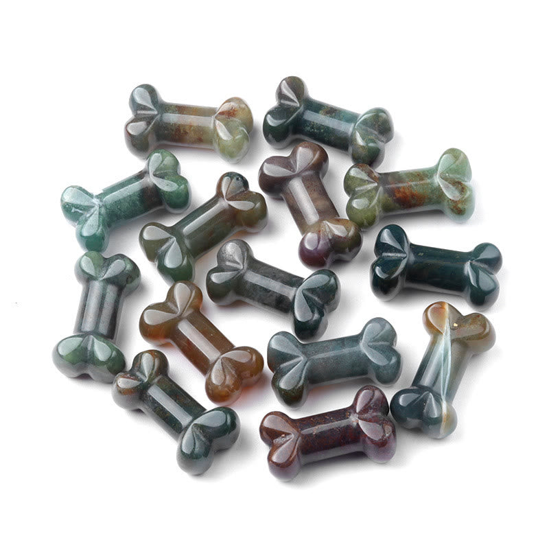 Decorazione con pietra preziosa e totem in osso di cristallo dello spirito guardiano Olivenorma - image 42