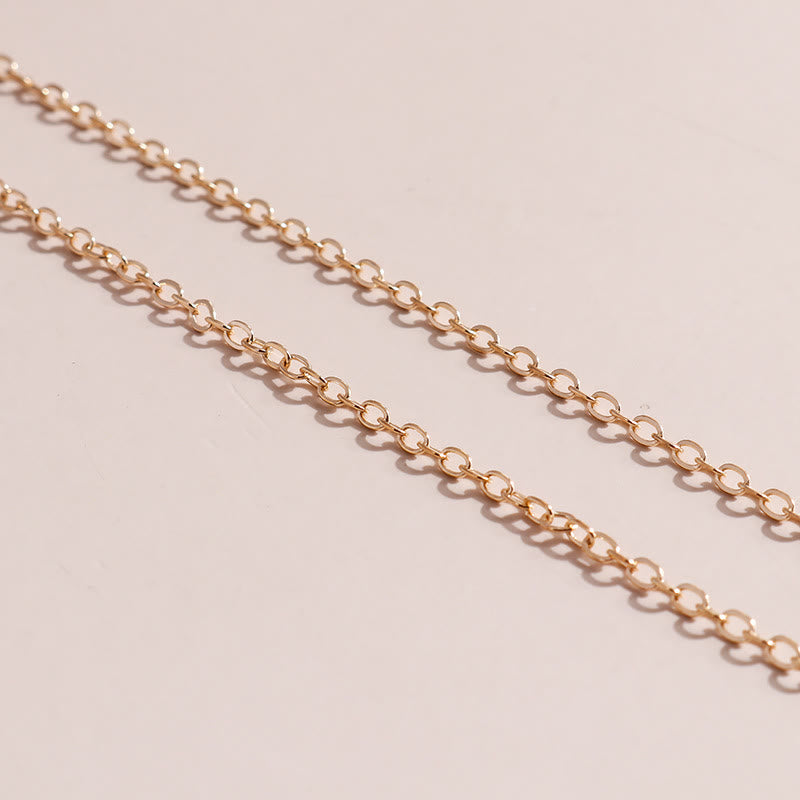 Olivenorma Collana con ciondolo a forma di goccia turchese semplice con clavicola 