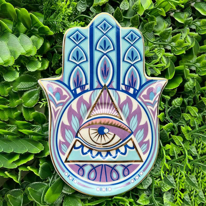 Olivenorma Hamsa Evil Eye Piatto Sottobicchiere 