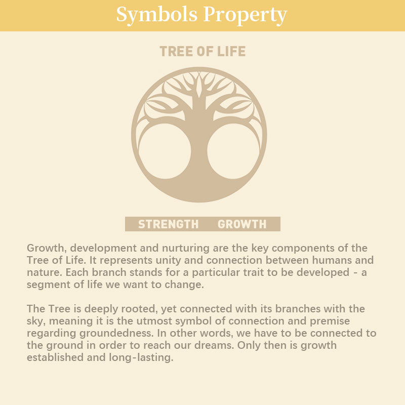 Braccialetto naturale dell'albero della vita dei chakra