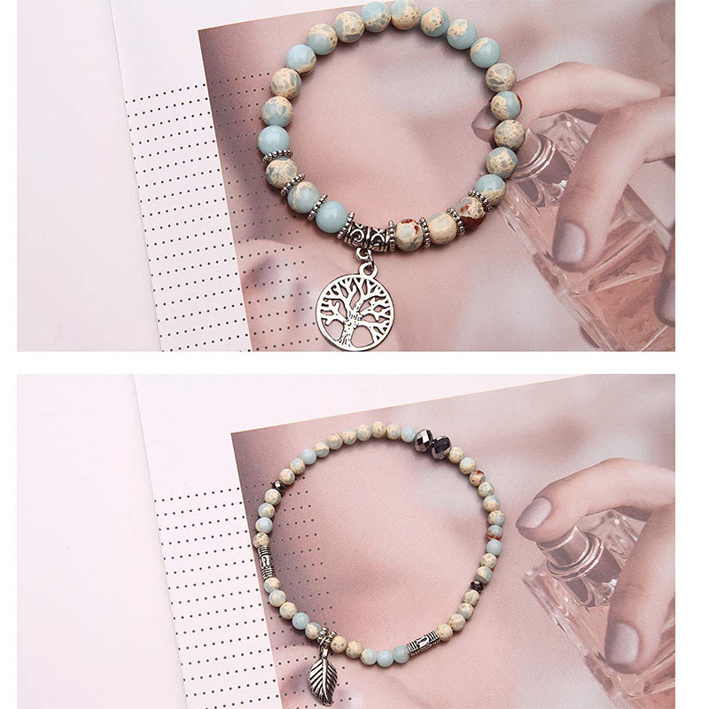 Bracciale Olivenorma Emperor Stone Albero della vita 