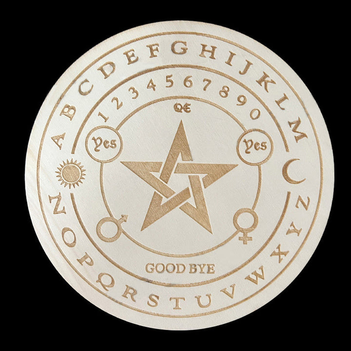 Olivenorma Il gioco del pendolo divinatorio in legno Carta dei tarocchi 
