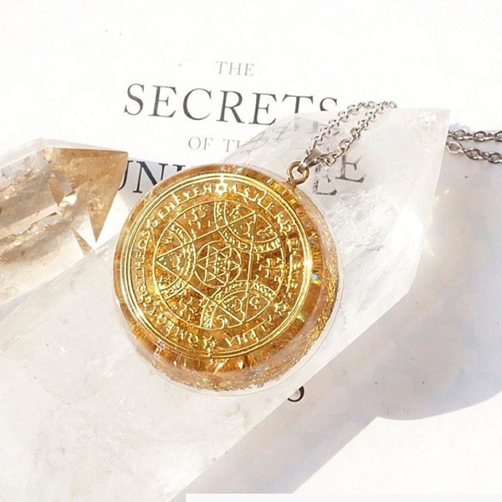 Collana con citrino naturale Olivenorma Forza 