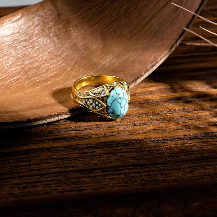 Anello Olivenorma Light Luxury Vintage Turchese