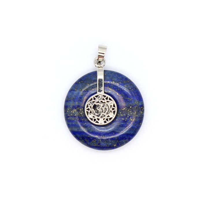 Collana con fibbia della pace in cristallo naturale Olivenorma e albero della vita