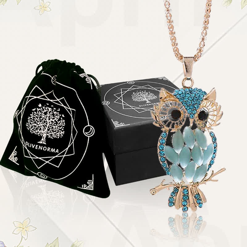 Olivenorma "Supernatural Power" - Collana con maglione in lega di cristallo