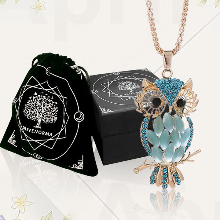 Olivenorma "Supernatural Power" - Collana con maglione in lega di cristallo