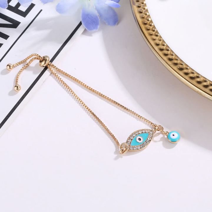 Braccialetto Olivenorma Evil Eye Turchese Lapislazzuli