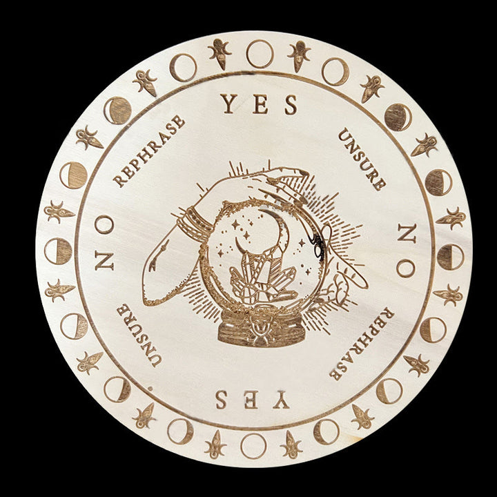 Olivenorma Il gioco del pendolo divinatorio in legno Carta dei tarocchi 