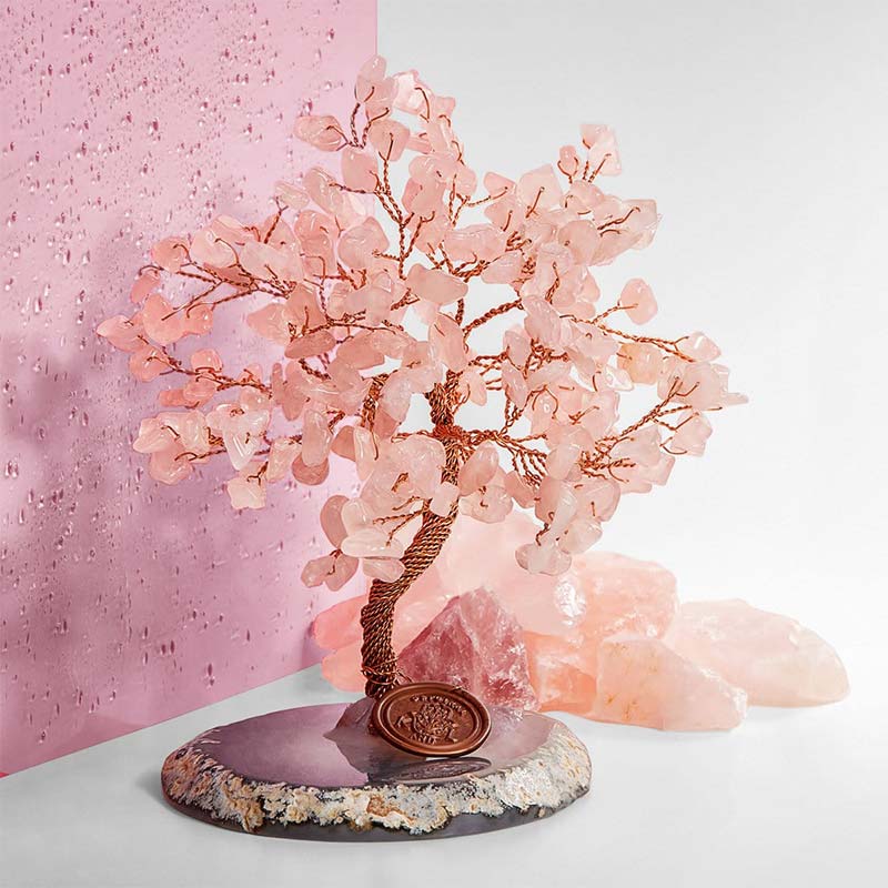 Olivenorma Love Harmony - Albero Feng Shui Quarzo Rosa