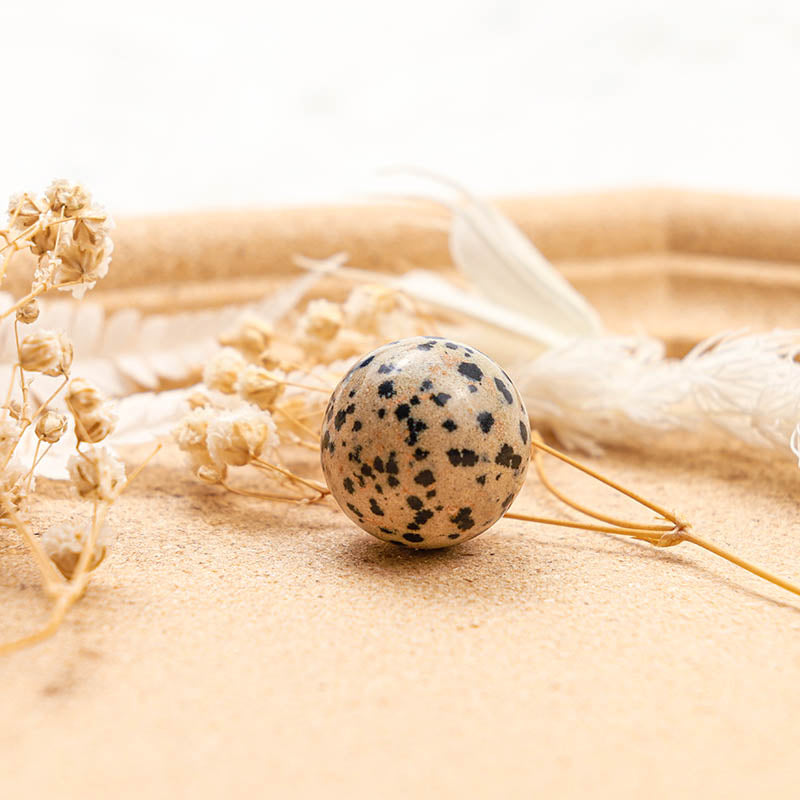 Olivenorma Dalmata Jasper Risveglia la sfera di cristallo