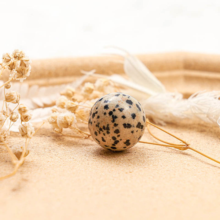 Olivenorma Dalmata Jasper Risveglia la sfera di cristallo