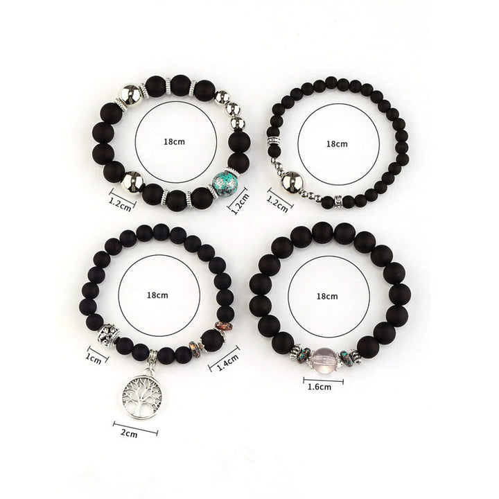 Olivenorma Bohemia Set di bracciali con perline Albero della vita 