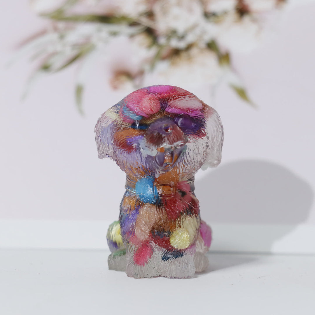 Olivenorma Ghiaia di cristallo naturale Ornamento per cani Decorazione con pietre preziose - Pietre colorate - image 9