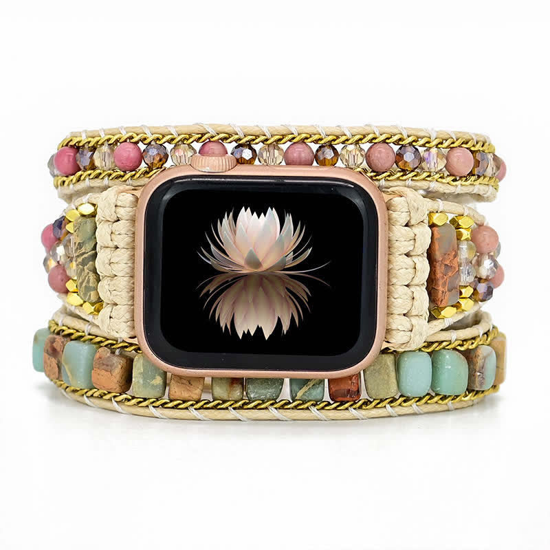 Cinturino avvolgente per Apple Watch Olivenorma Amazonite