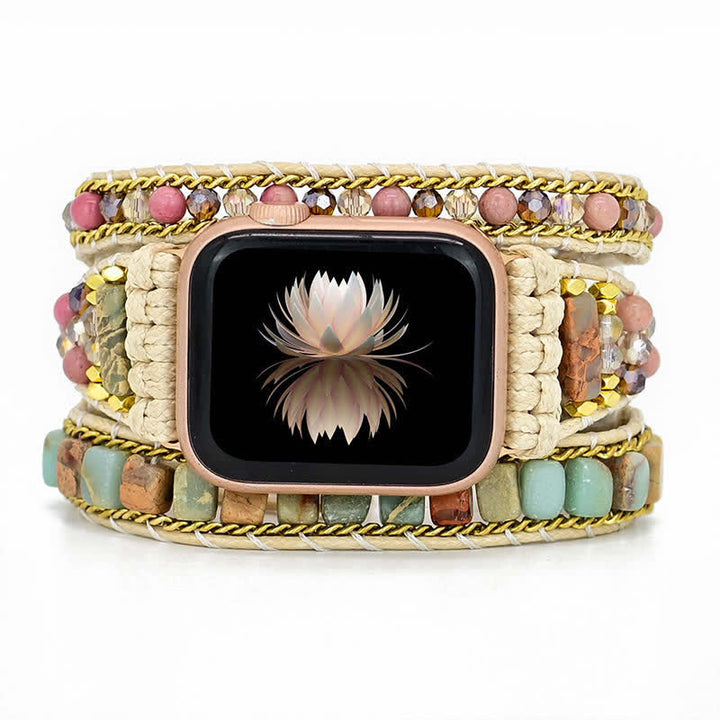 Cinturino avvolgente per Apple Watch Olivenorma Amazonite