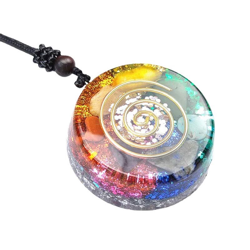 Collana di orgone chakra Olivenorma