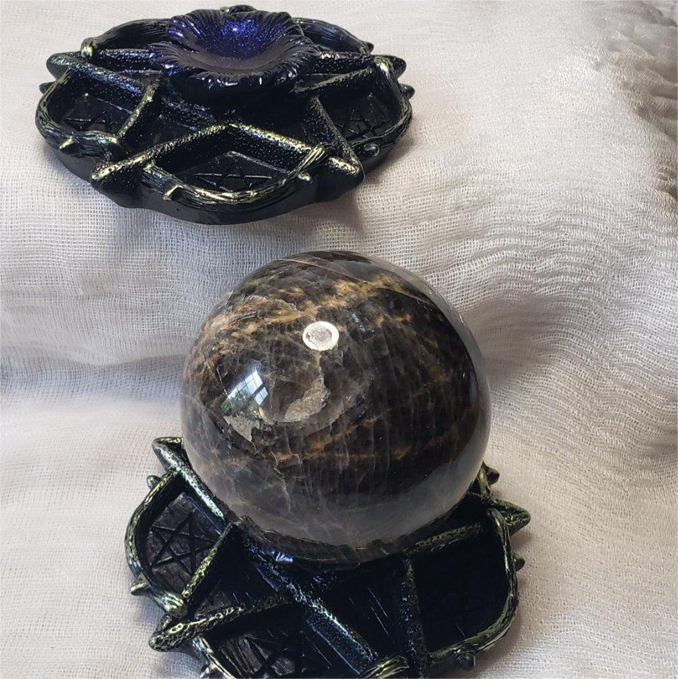 Supporto per sfera di cristallo a forma di stella Olivenorma