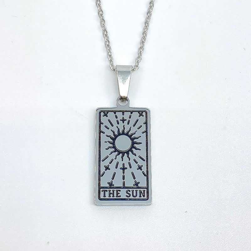 Collana vintage con tarocchi e fortuna Olivenorma
