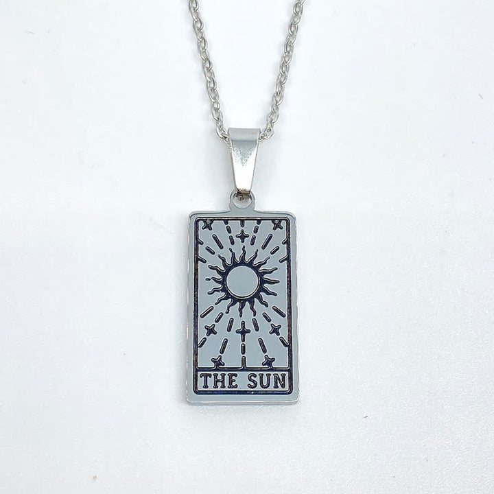 Collana vintage con tarocchi e fortuna Olivenorma