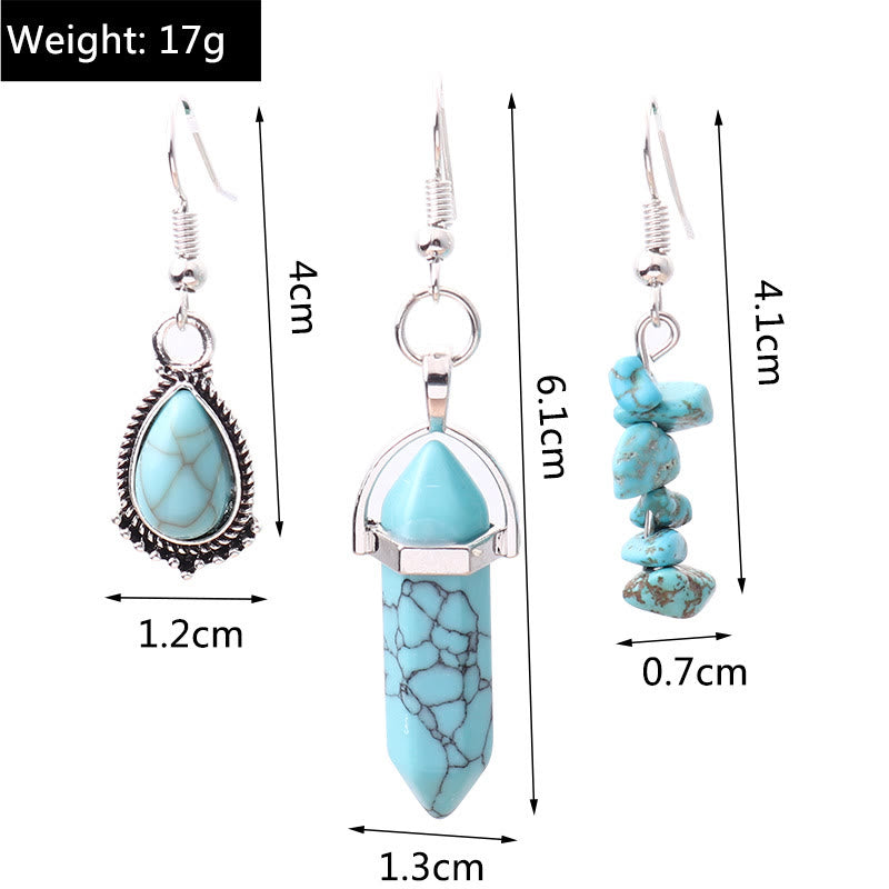 Olivenorma orecchini turchi set collana multistrato 