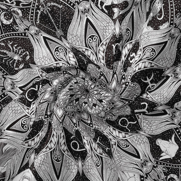 Olivenorma Decorazione da appendere alla parete nera per l'arazzo della camera da letto