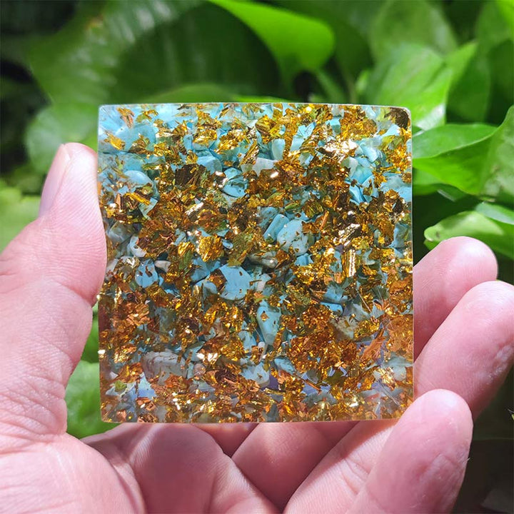 Olivenorma Turchese con Lapislazzuli Sagittario Zodiaco Piramide Orgonica