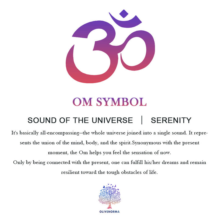 Collana di cristallo trasparente OM Mandala Healing Orgone Olivenorma 