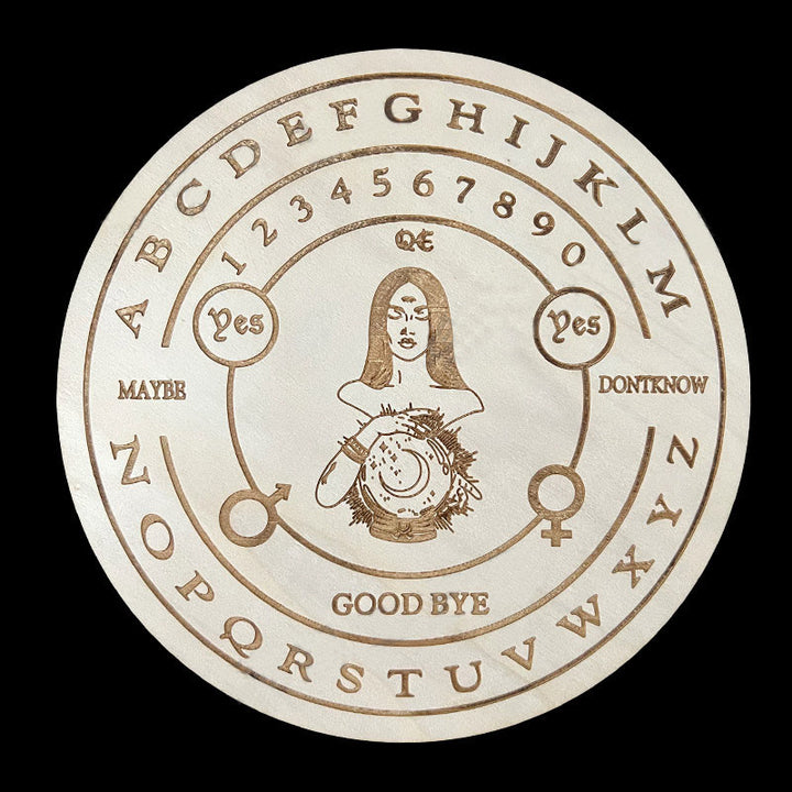 Olivenorma Il gioco del pendolo divinatorio in legno Carta dei tarocchi 