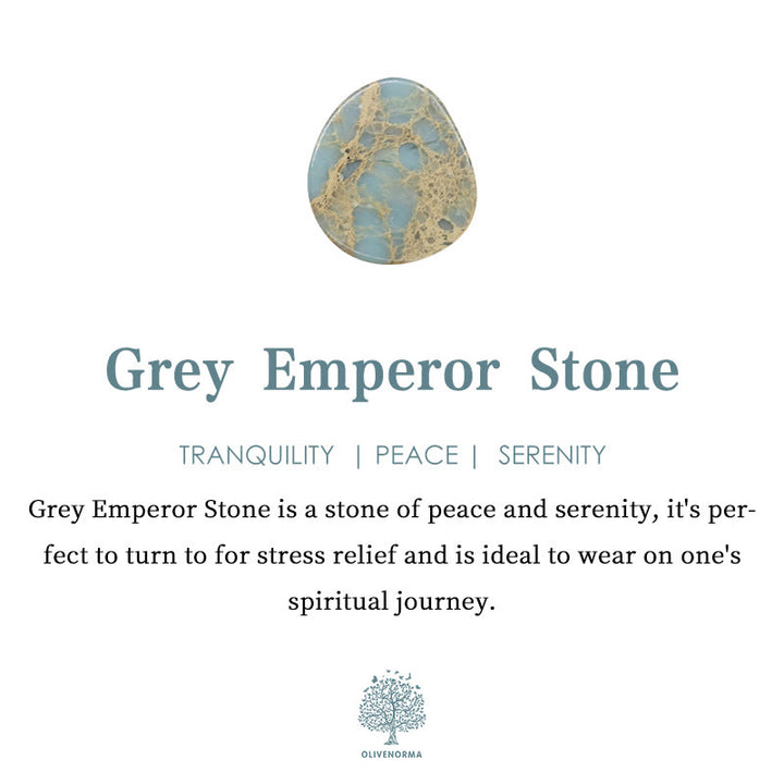 Collana con ciondolo a croce in pietra naturale Olivenorma 