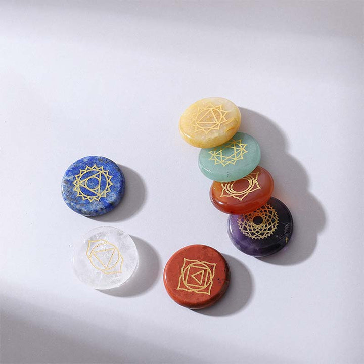 Set di cristalli curativi per i chakra