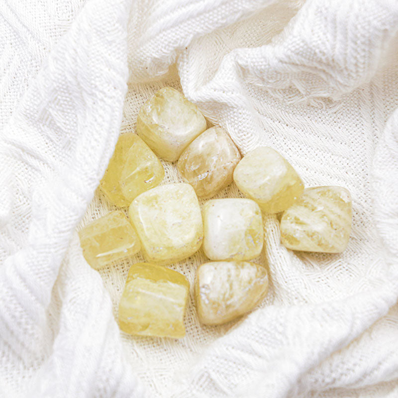 Set di pietre naturali levigate con citrino Olivenorma